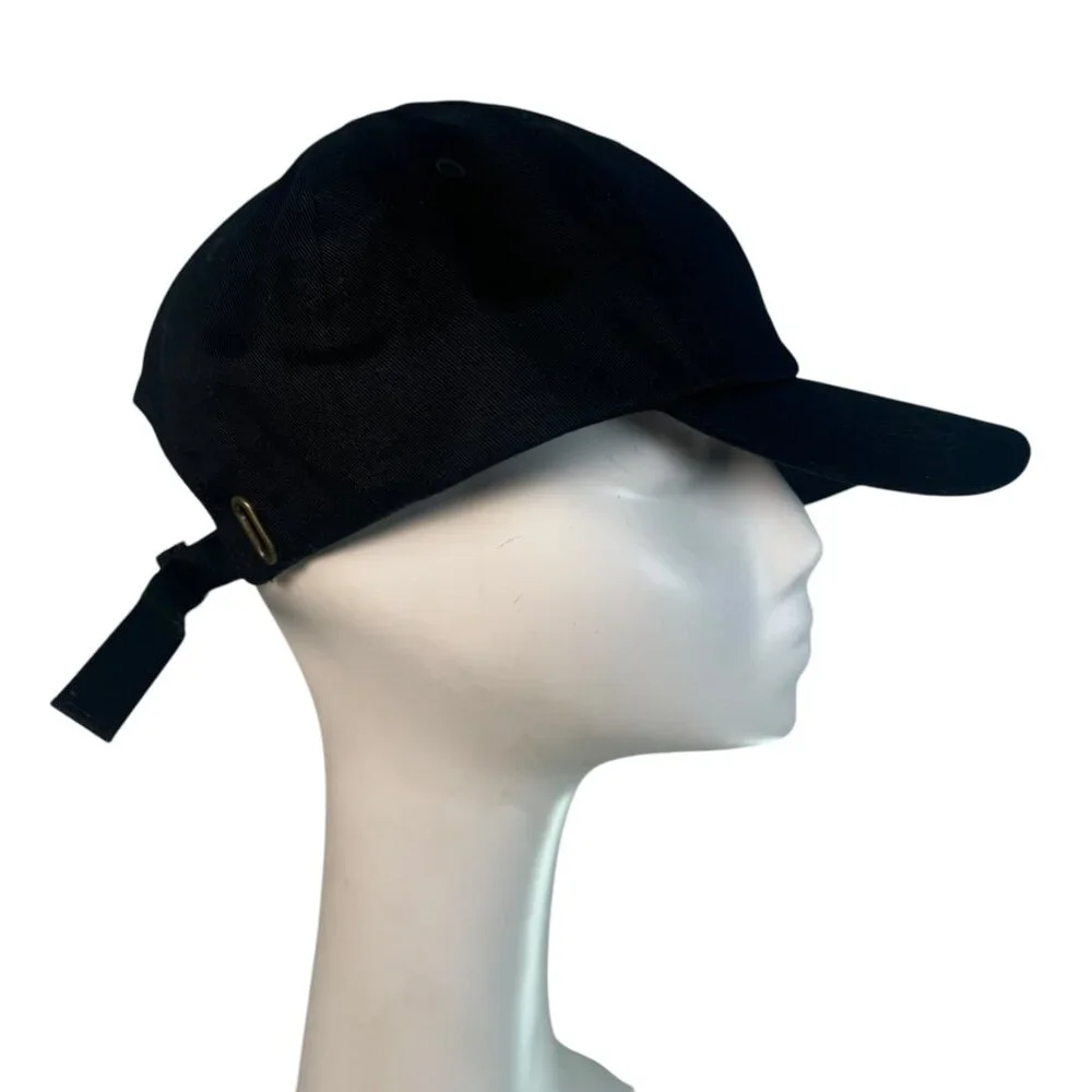 Black & Red Necronomicon Snapback Hat Cap Embroidered Occult HP Lovecraft Horror
